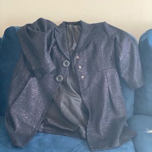 It’s a dark blue almost black